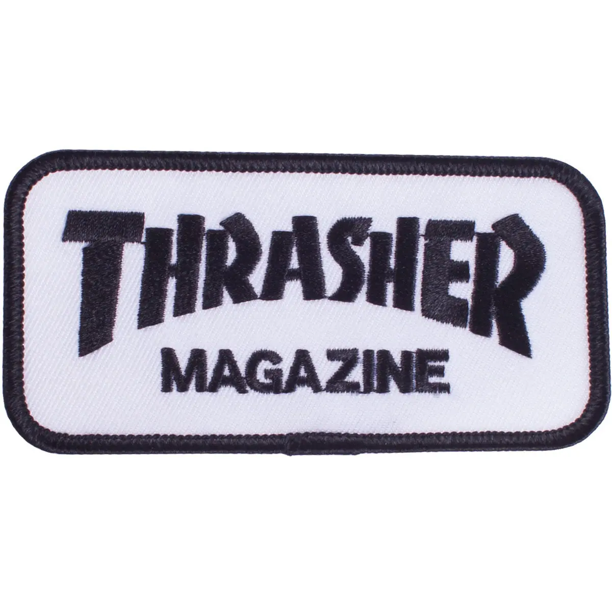 Thrasher Logo Patch - White 1