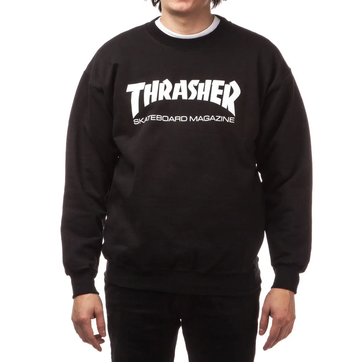 Thrasher Skate Mag Crew Sweatshirt - Black 1