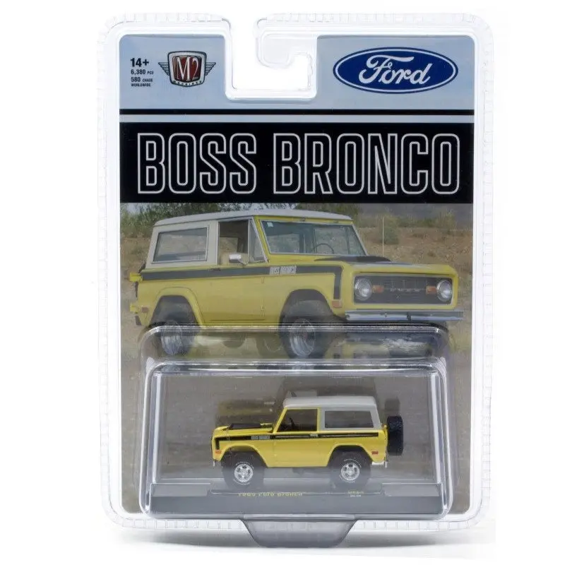 1969 Ford Bronco M2 Machines 1:64 Scale Hobby Special 31500-Hs58 1