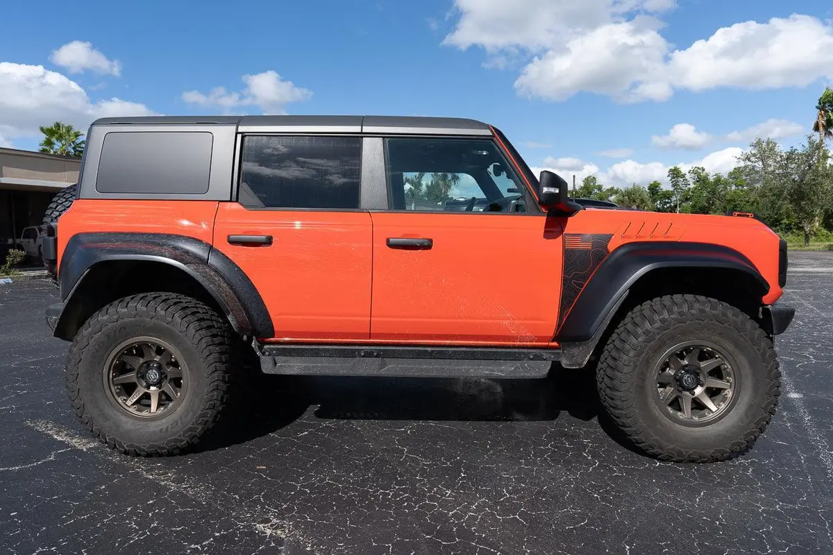 Topo American Flag Fender Overlays (Clear) - 2022+ Bronco Raptor 6