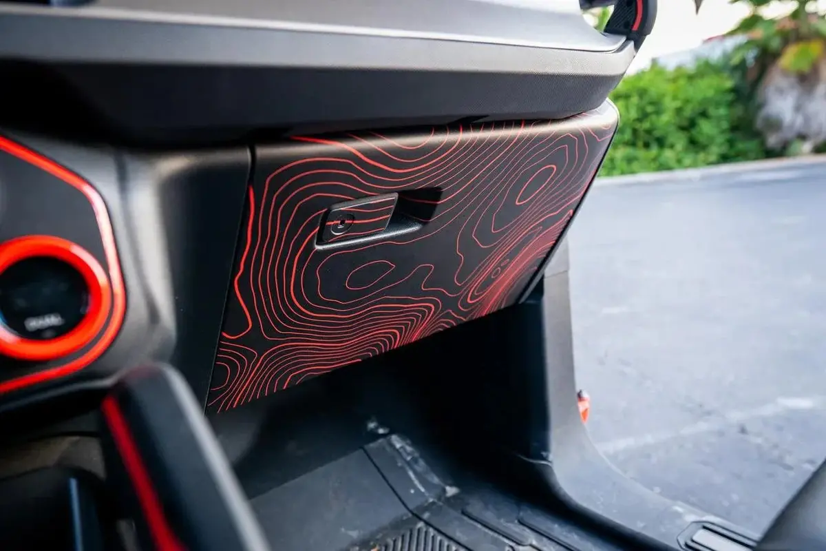 Topo Glovebox Overlay Kit (Printed Series) - 2021+ Bronco 1