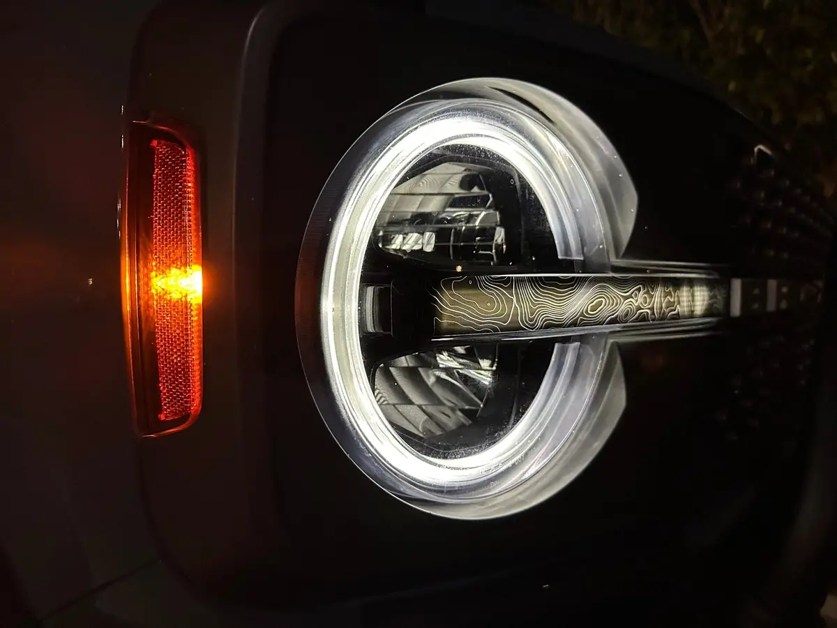 Topo Signature Drl Bar Overlays (Printed Series) - 2021+ Bronco (Signature Headlights) 1