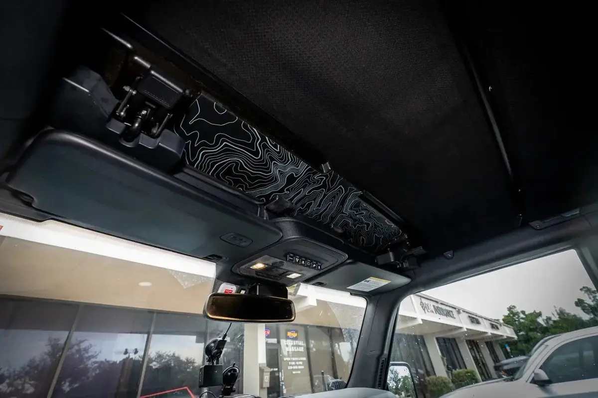 Topo Soft Top Bronco Panel Overlay - 2021+ Bronco Factory Soft Top 1