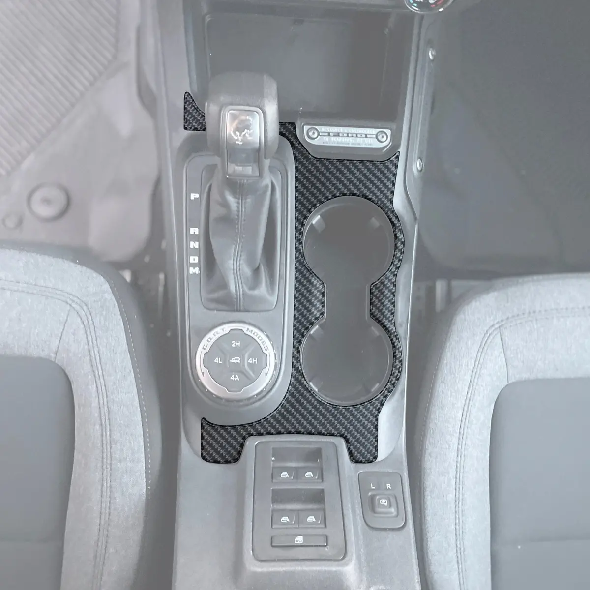 Center Console Accent Overlay Fits 2021-2024 Ford Bronco 1