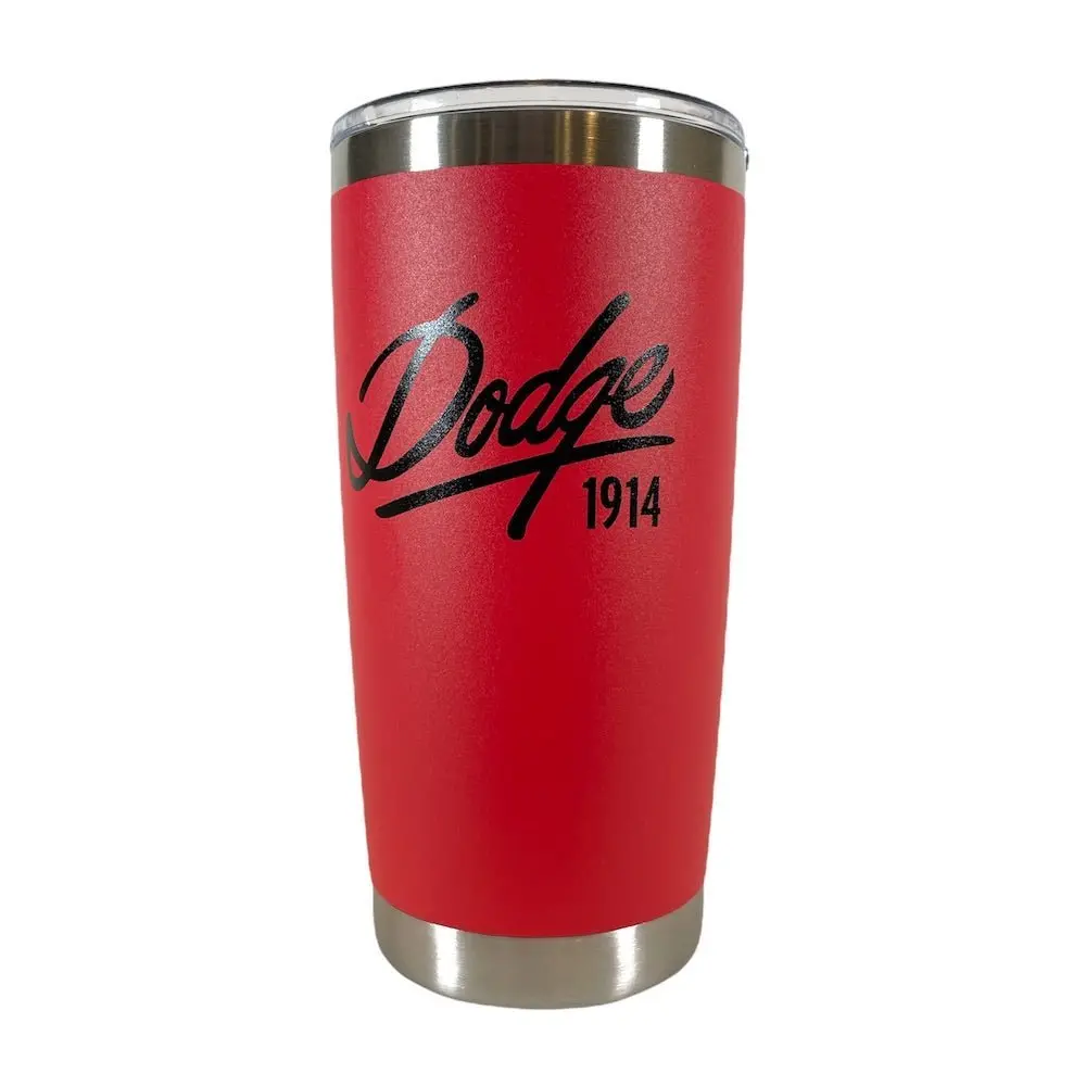 Travel Mug - Dodge Vintage Script - Red 1