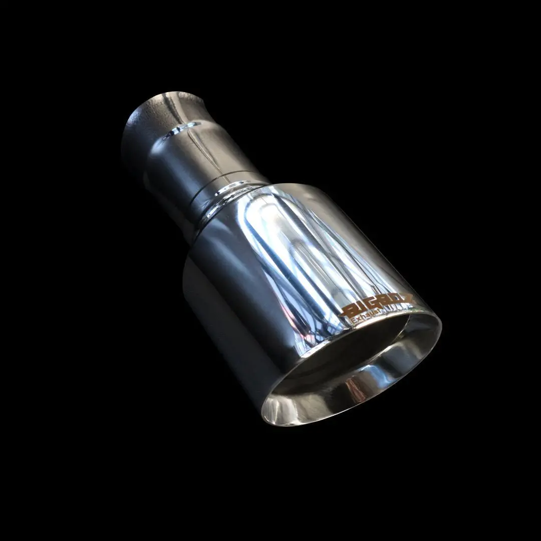 Trx Dodge Ram Truck 5.0" Direct Fit Exhaust Tips High Polish Chrome 1