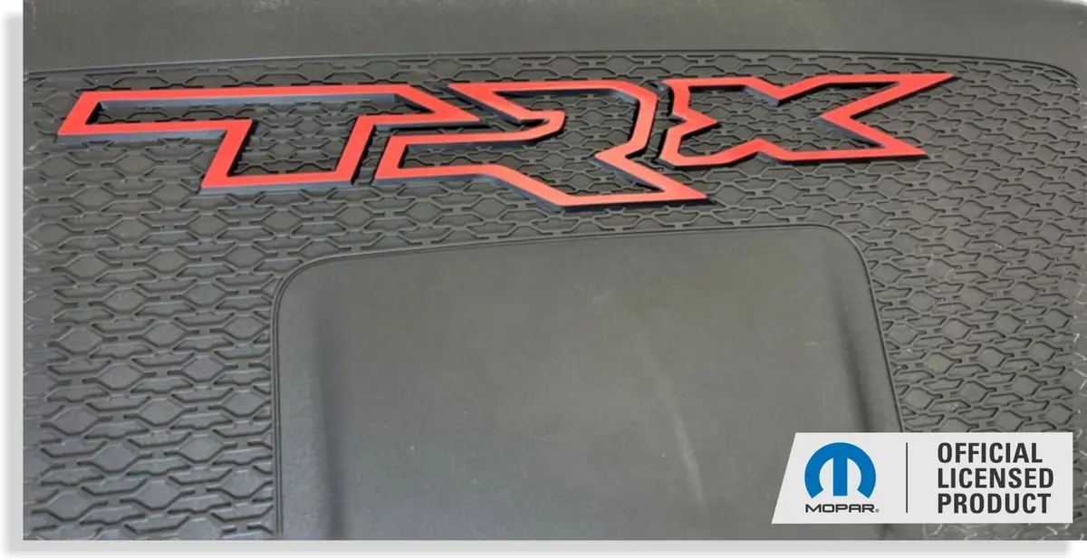 Trx Engine Cover Overlay Decals  - 2021-2024 Ram Trx 1
