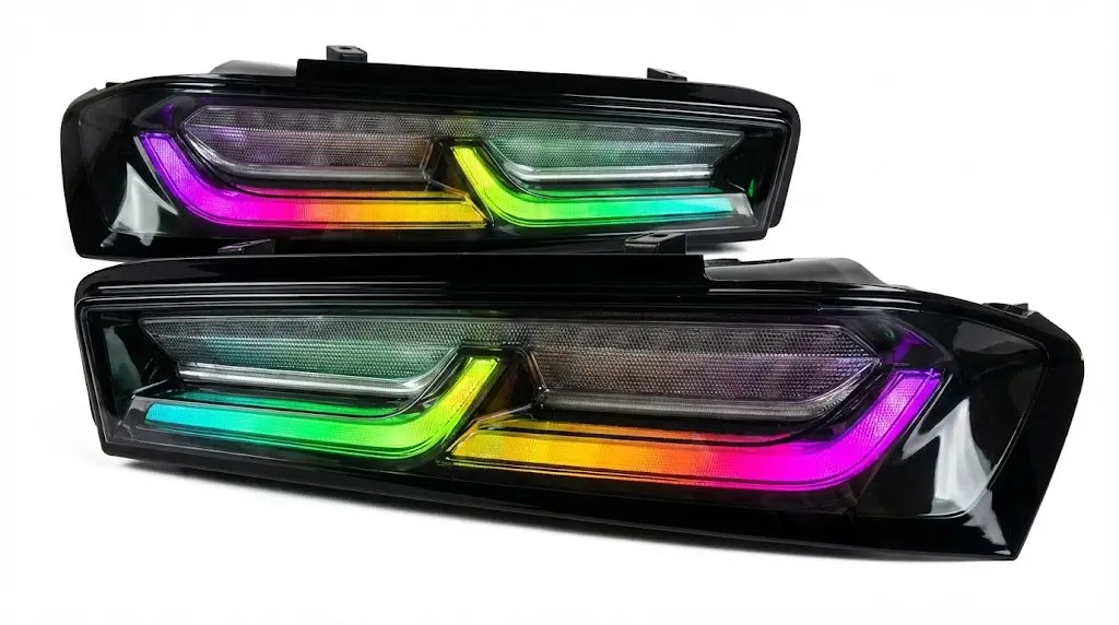 Ntxglow Color Shifting Tail Lights (2016-2018 Camaro) 1