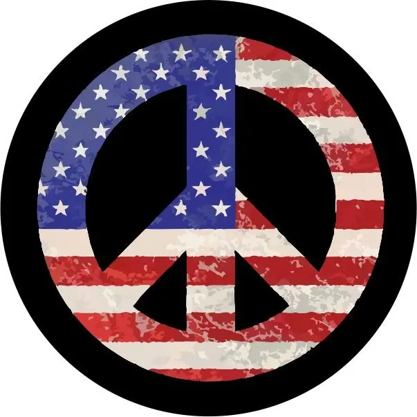Vintage Peace Sign 1