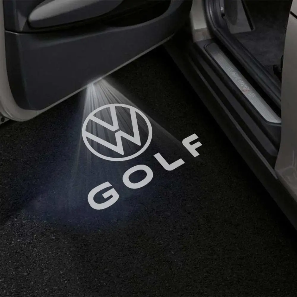 Volkswagen Golf Mk5/Mk6/Mk7/Mk8 Premium Door Puddle Lights Multiple Designs 2003-2026 1