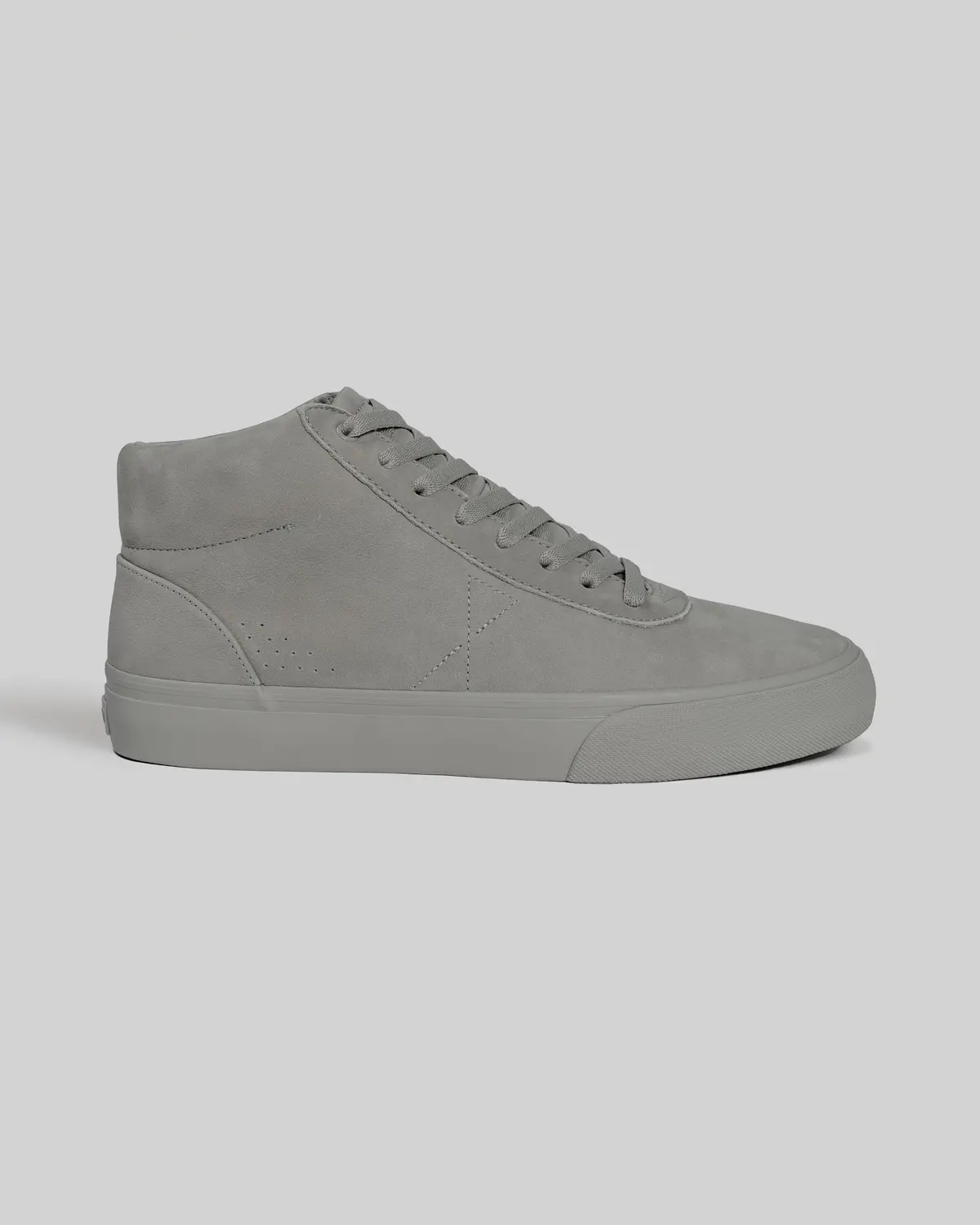 Chapter Mid Sneaker in Stone-Finished Nubuck