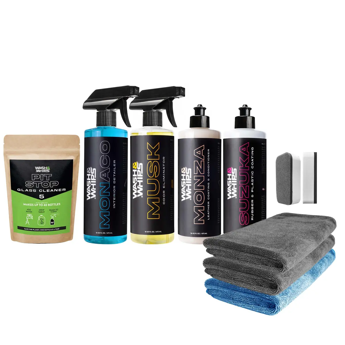 Wash&Whips Interior Car Detailing Kit - $95 Value 1