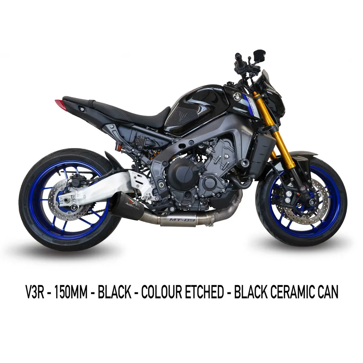 Austin Racing Gp3 Decat Race Exhaust – Belly Exit System With V3/V3R Slip-On For Yamaha Mt-09 & Fz-09 (2021+) 1