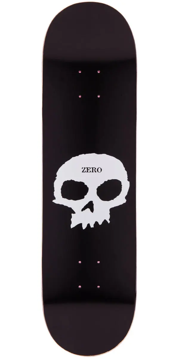 Zero Single Skull Skateboard Deck - 8.00" 1