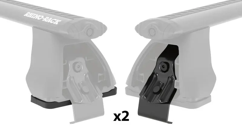 Rhino-Rack 2500 Half Fitting Kit – Includes 2 Pads And 2 Clamps 1