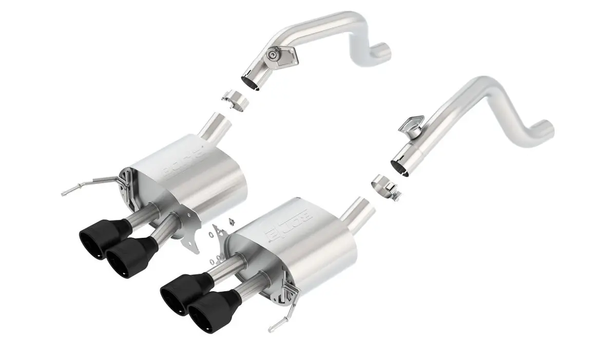 Borla S-Type Axle-Back Exhaust System – Cat-Back Configuration For 2014–2019 Chevrolet Corvette Stingray (C7) 1