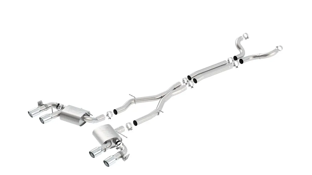Borla Atak Cat-Back Exhaust For 2017–2021 Chevrolet Camaro Zl1 – Aggressive Tone, Stainless Steel Construction 1