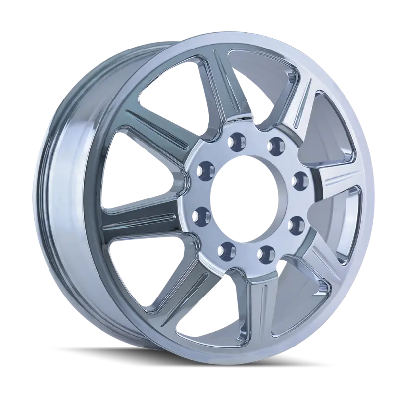 Mayhem Monstir Forged Aluminum Wheel – 22X8.25”, 8X200Mm Bolt Pattern, +127Mm Offset, 142Mm Hub Bore, Inner Chrome Finish 1