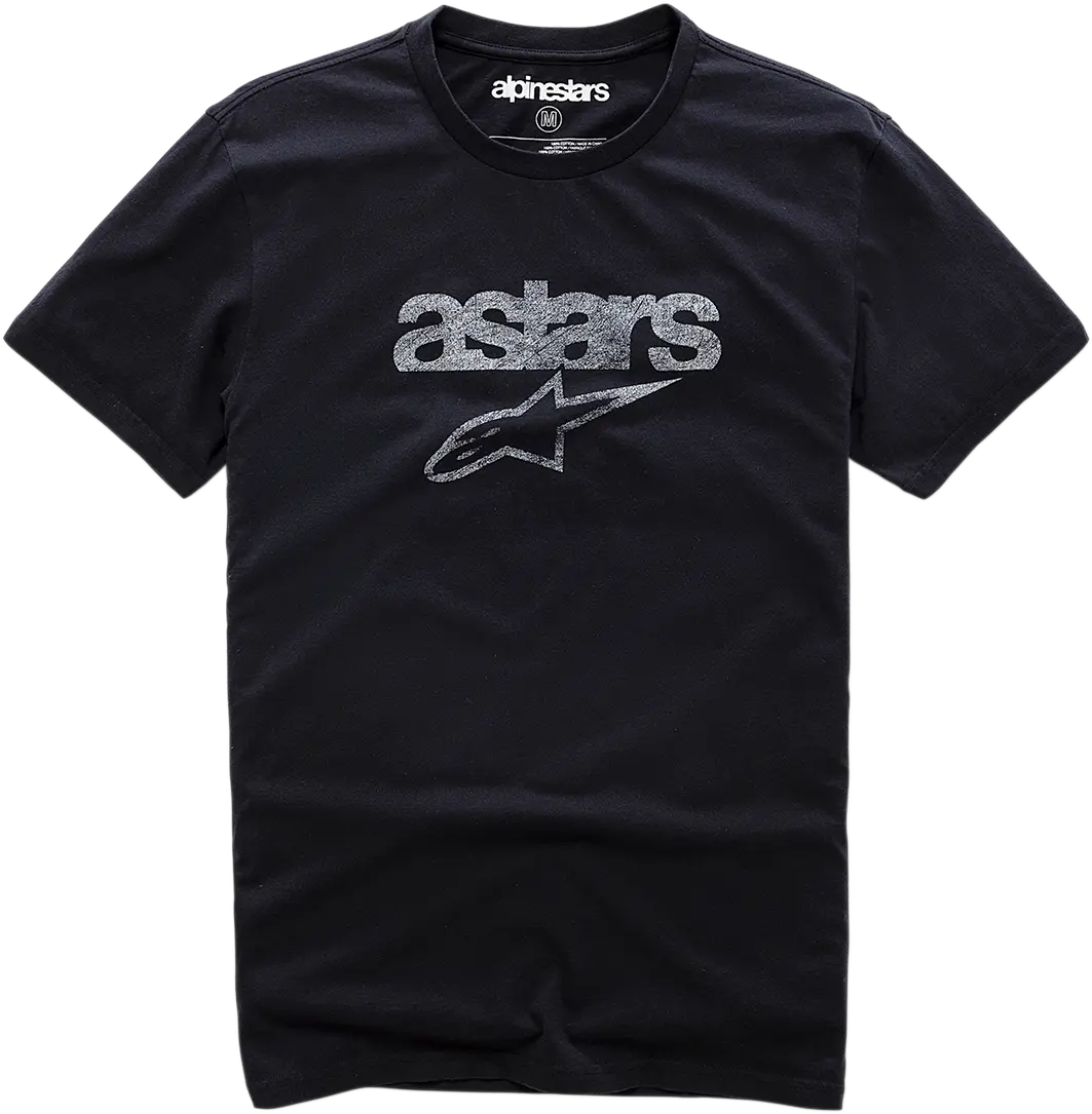 Alpinestars Heritage Blaze Premium Cotton T-Shirt – Black, Large (Style 121073002109L) 1