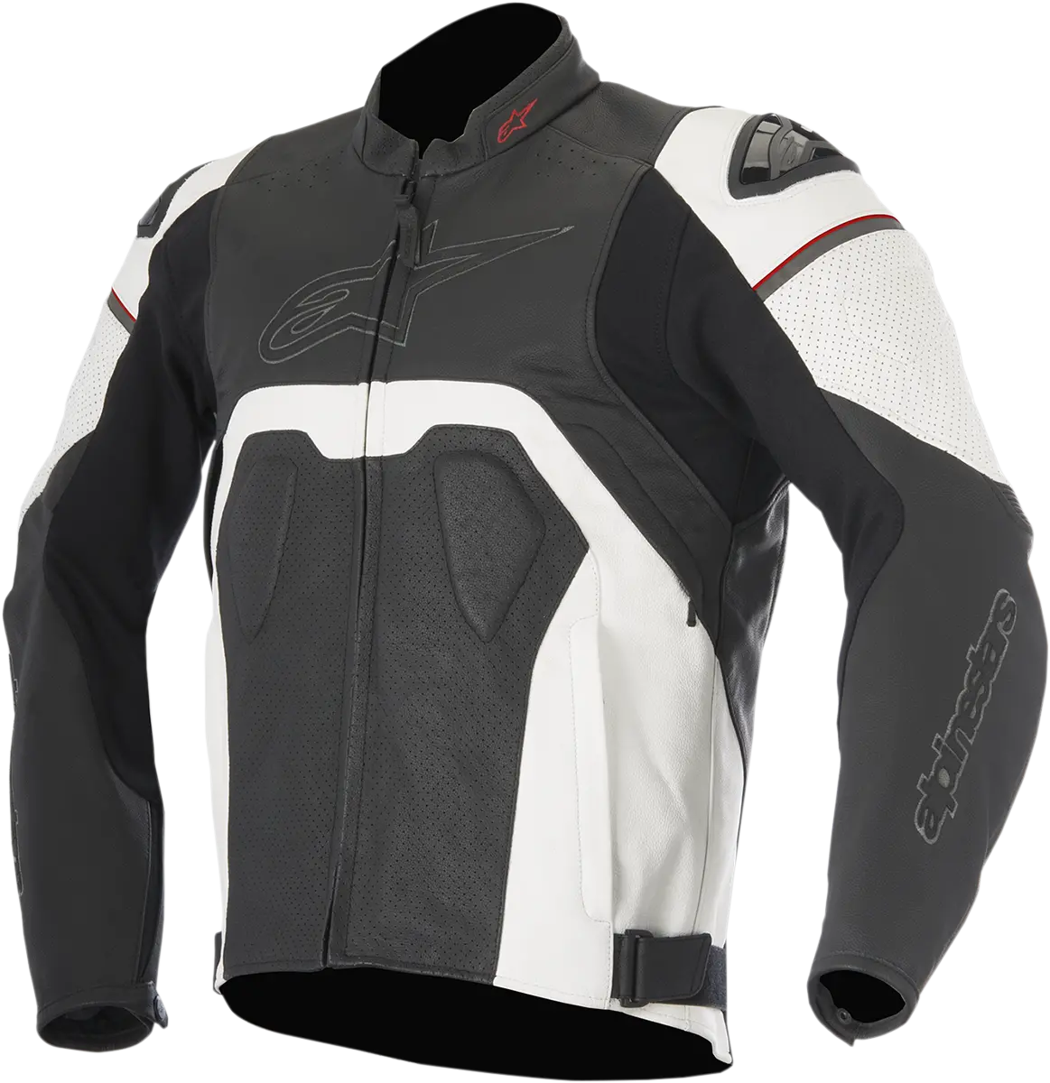 Alpinestars Core Airflow Perforated Leather Jacket – Black & White, Us 40 (Eu 50) 1