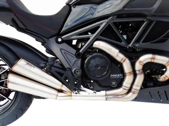 Zard Limited-Edition Slip-On Exhaust For 2011–2018 Ducati Diavel 1200 (Mpn Zd117Limssr) 1