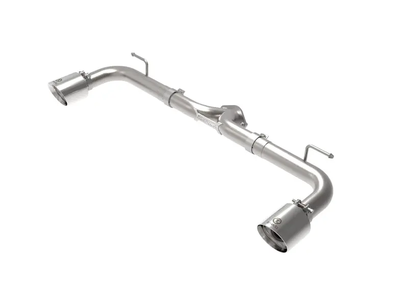 Afe Power Takeda Axle-Back Exhaust System – 2.5-Inch 304 Stainless Steel W/ Polished Tips (2014–2018 Mazda 3, 2.0L/2.5L L4) 1