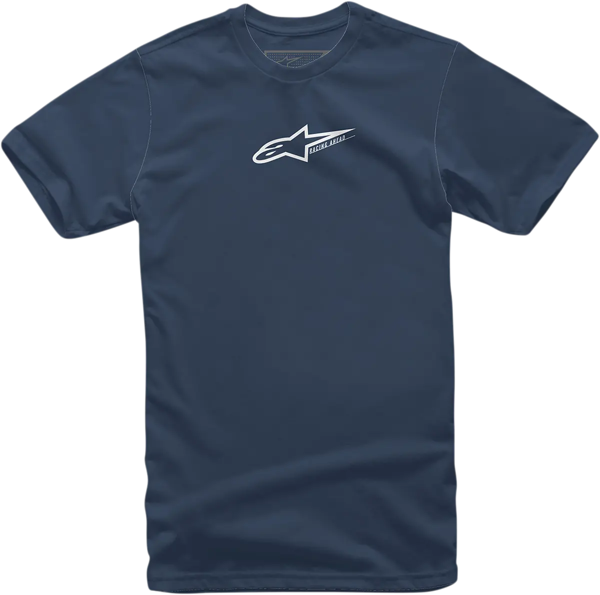 Alpinestars Race Mod Crewneck T-Shirt – Navy & White, Size 2Xl 1