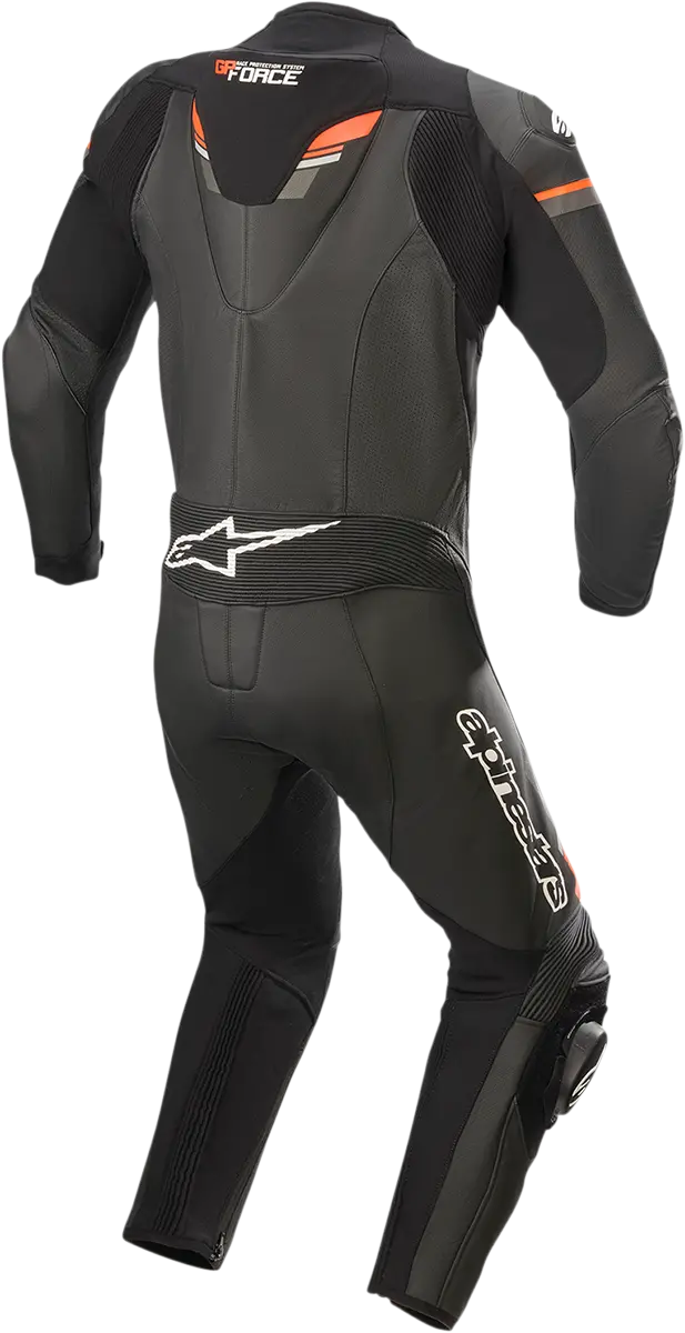 Alpinestars Gp Force Chaser 1-Piece Leather Suit - Black/Red Fluorescent - Us 50 / Eu 60 3150321-1030-60 2