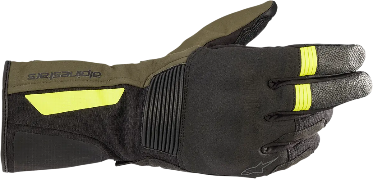Alpinestars Denali Aerogel Drystar Gloves – Black/Green/Yellow, Size Xl (Model 3526922-1685-Xl) 1