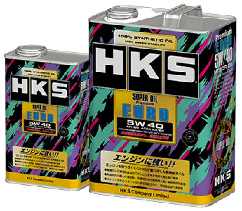 Hks Super Oil Euro 5W-40 Full-Synthetic Engine Oil — 4-Liter Container (Minimum Order: 4 Units) 1