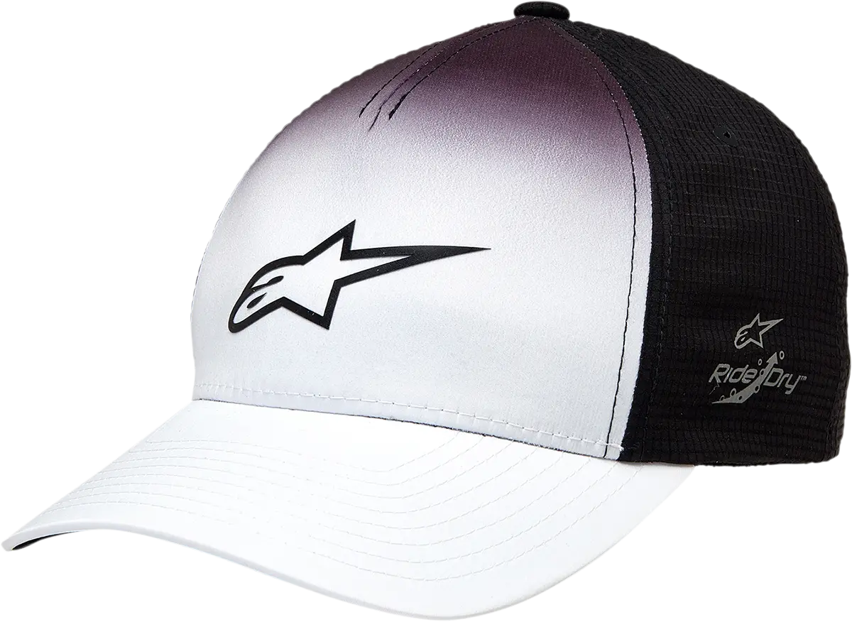 Alpinestars Faded Tech Cap – Unisex Black Baseball Hat (One Size) 1