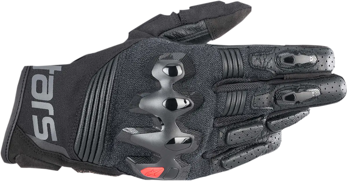 Alpinestars Halo Black Motorcycle Gloves – Medium Fit 1