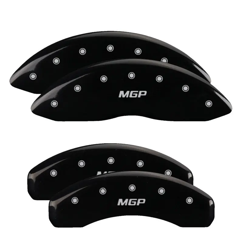 Mgp Engraved Black Caliper Covers With Silver Lettering — Front & Rear Set For 2019 Ram 1500 1