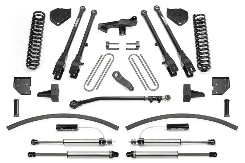Fabtech 8-Inch 4-Link Lift System For 2017–2020 Ford F250/F350 4Wd Diesel – Includes Dl 2.25 Resi Front & Rear Shocks 1