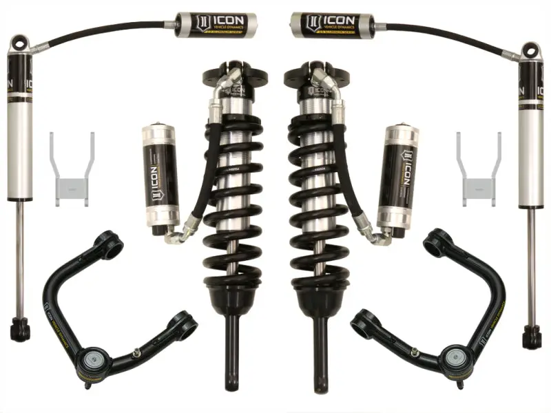 Icon Stage 5 Suspension System For 2012–2015 Toyota Hilux – Adjustable 0–3-Inch Lift With Tubular Upper Control Arms 1