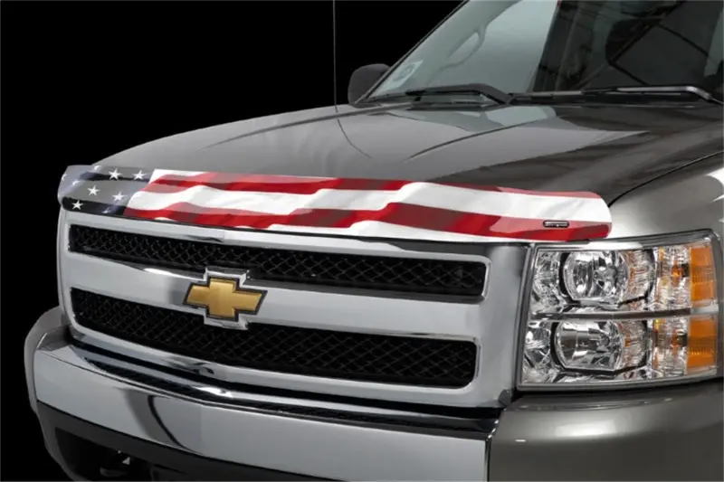 Stampede 2007-2013 Chevy Silverado 1500 Vigilante Premium Hood Protector - Flag 1
