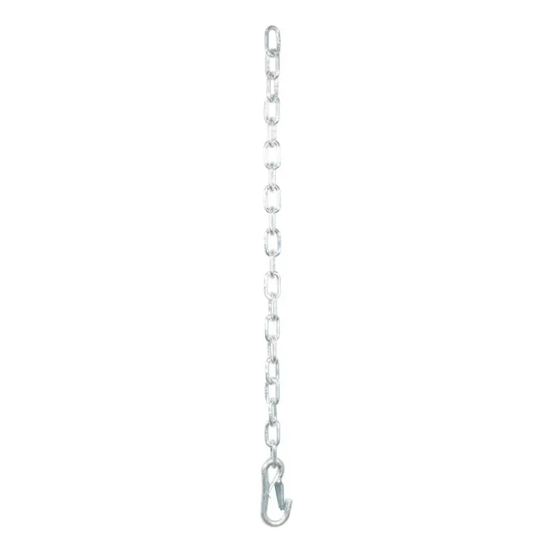 Curt 27-Inch Safety Chain With Snap Hook – 5,000 Lb Capacity, Clear Zinc Coating 1