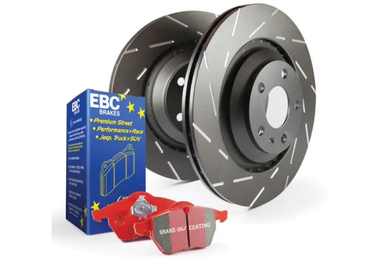 Ebc S4 High-Performance Brake Kit – Redstuff Pads And Usr Drilled & Slotted Rotors 1
