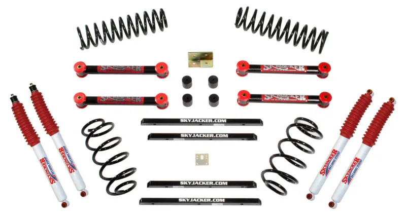Skyjacker Suspension Lift Kit W/ Shock 1997-2006 Jeep Wrangler (Tj) 1