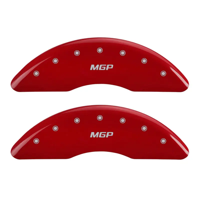 Mgp Red Engraved Brake Caliper Cover Kit – Front & Rear For Select Vehicles 1