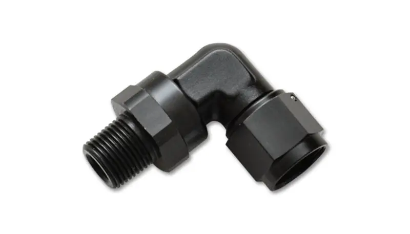 Vibrant -10An To 3/8" Npt Female Swivel 90° Adapter Fitting 1