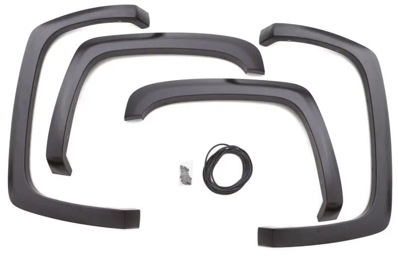 Lund Black Smooth Elite Fender Flares – 4-Piece Sport-Style Set For 2007–2013 Chevrolet Silverado 1500 1
