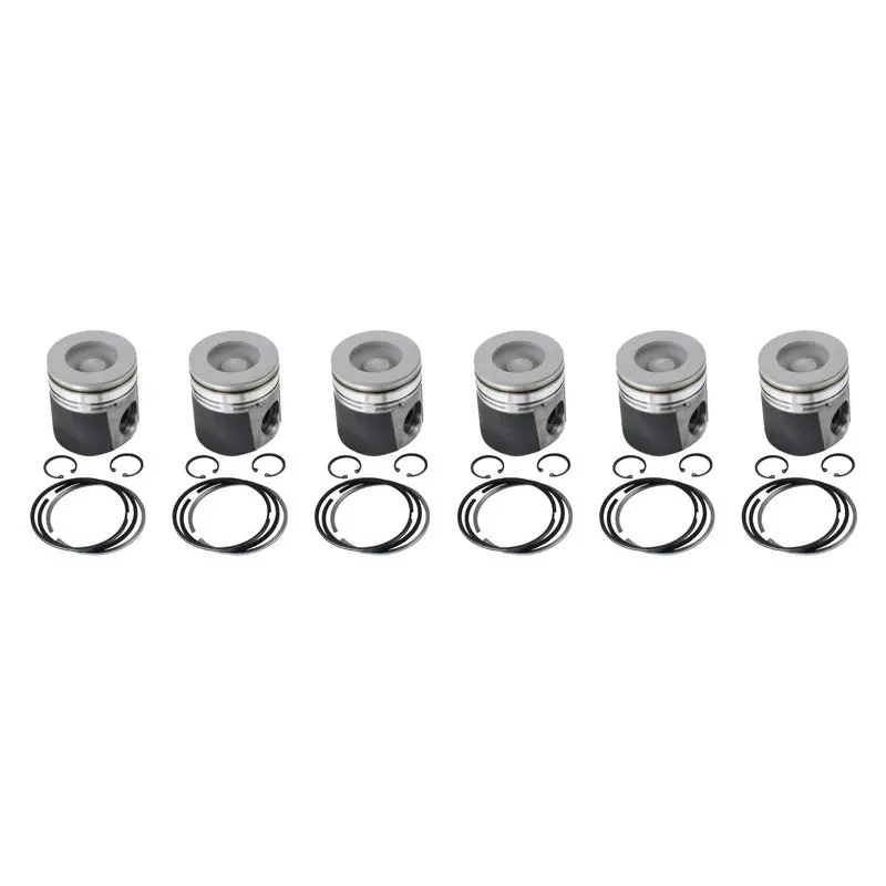 Industrial Injection Mahle Piston Kit – Coated Tops And Skirts For 1998.5–2002 Dodge 24V Cummins 1