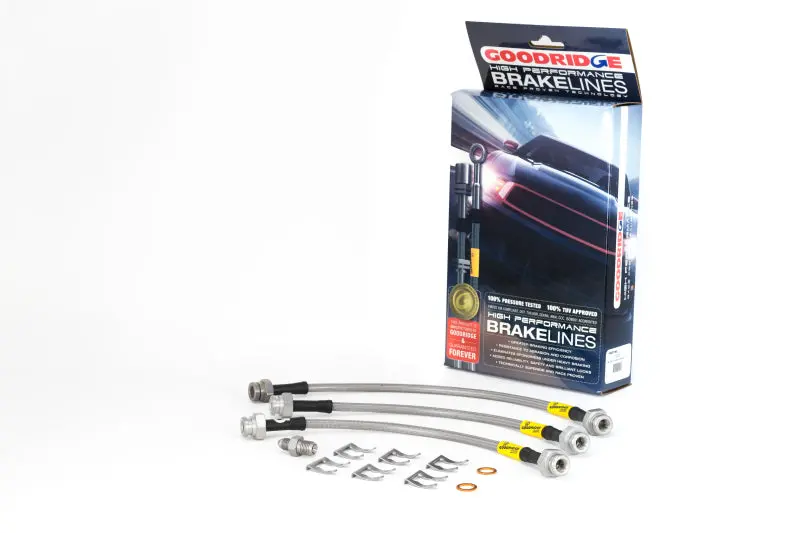 Goodridge Stainless Steel Brake Line Kit – Front Disc System For 1967–1968 Chevrolet Camaro Ss 1