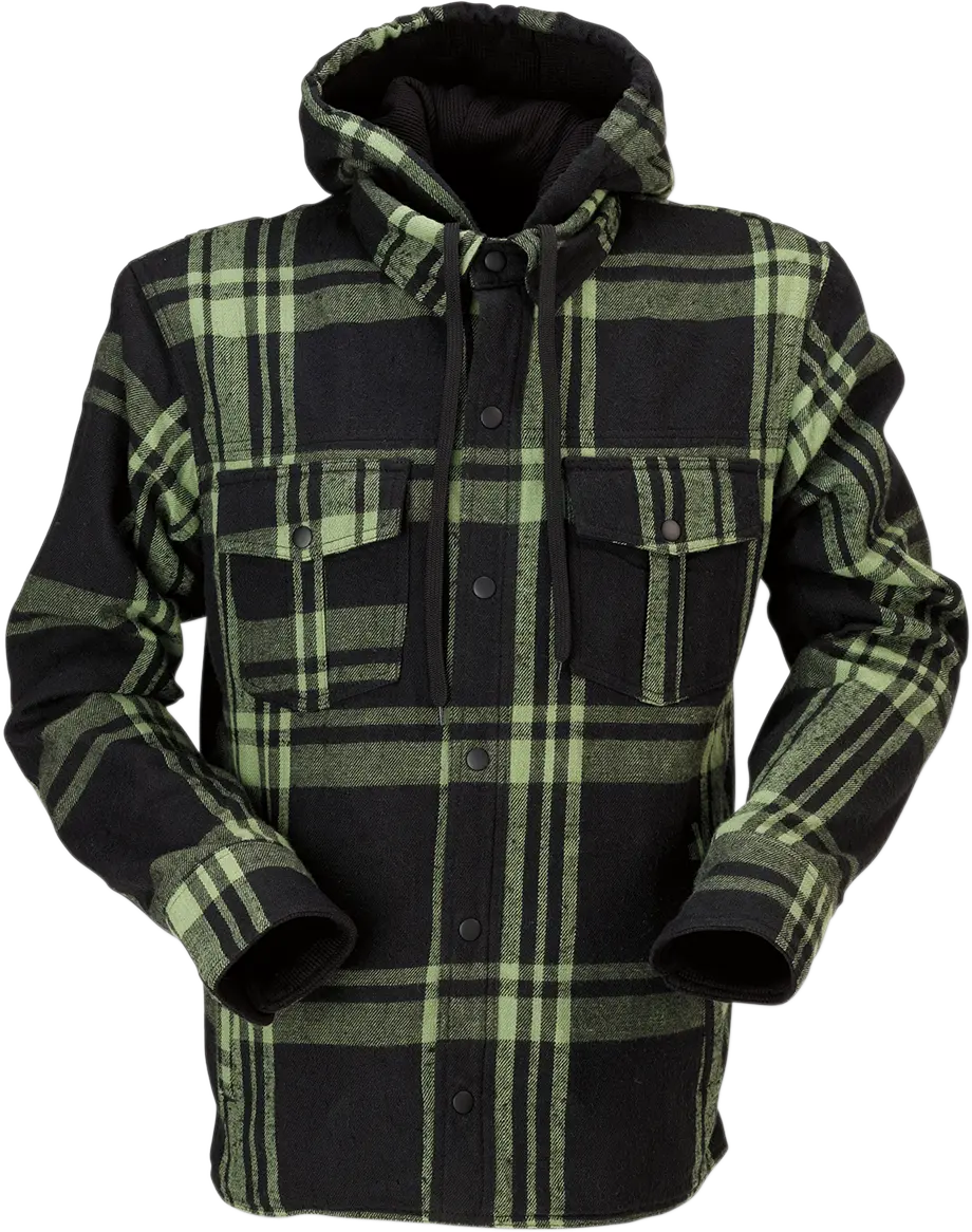 Z1R Timber Flannel Shirt – Olive And Black Checkered Pattern, Size Xl (Style 2820-5328) 1