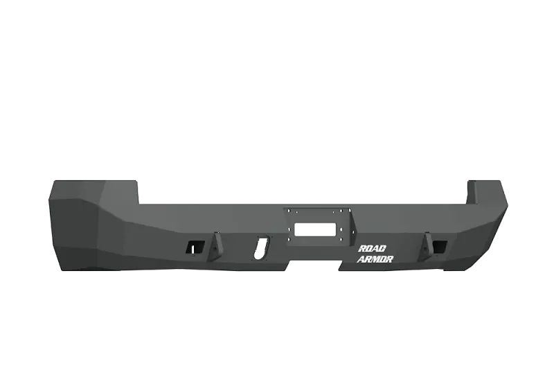 Road Armor Stealth Rear Winch Bumper For 2010–2018 Ram 2500 Dually – Textured Black Finish (Warn M8000 Compatible) 1