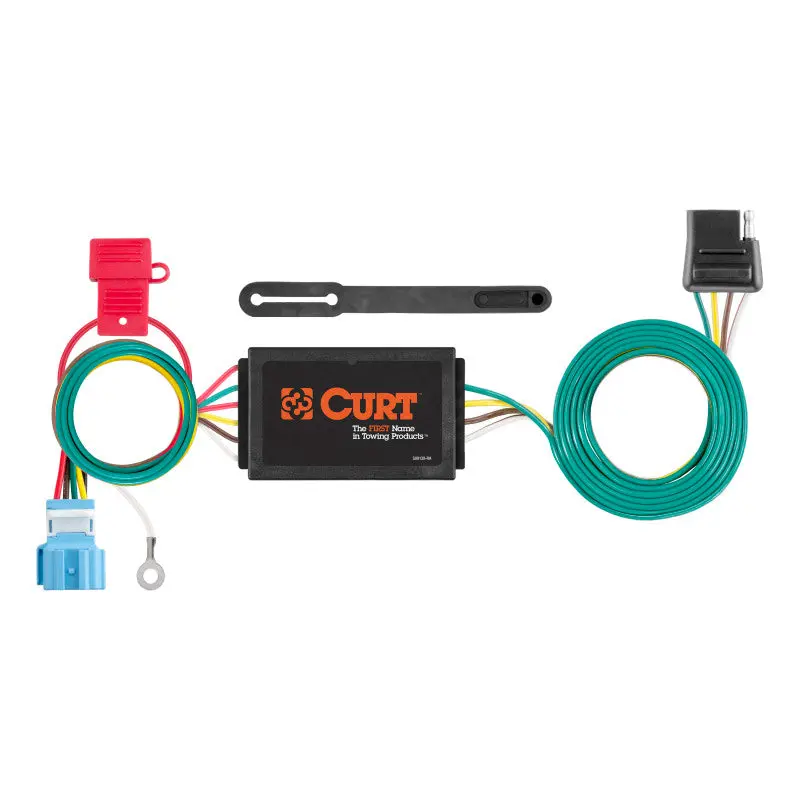 Curt Custom Vehicle Wiring Harness For 2018–2019 Honda Odyssey – 4-Way Flat Trailer Connector 1