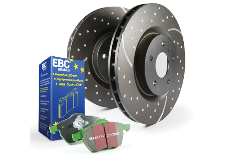 Stage 10 Greenstuff 2000 & Gd Performance Brake Rotor Kit 1