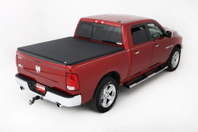 Lund Genesis Elite Tri-Fold Tonneau Cover – Black, Fits 2002–2017 Dodge Ram 1500 With 5.5-Foot Bed 1