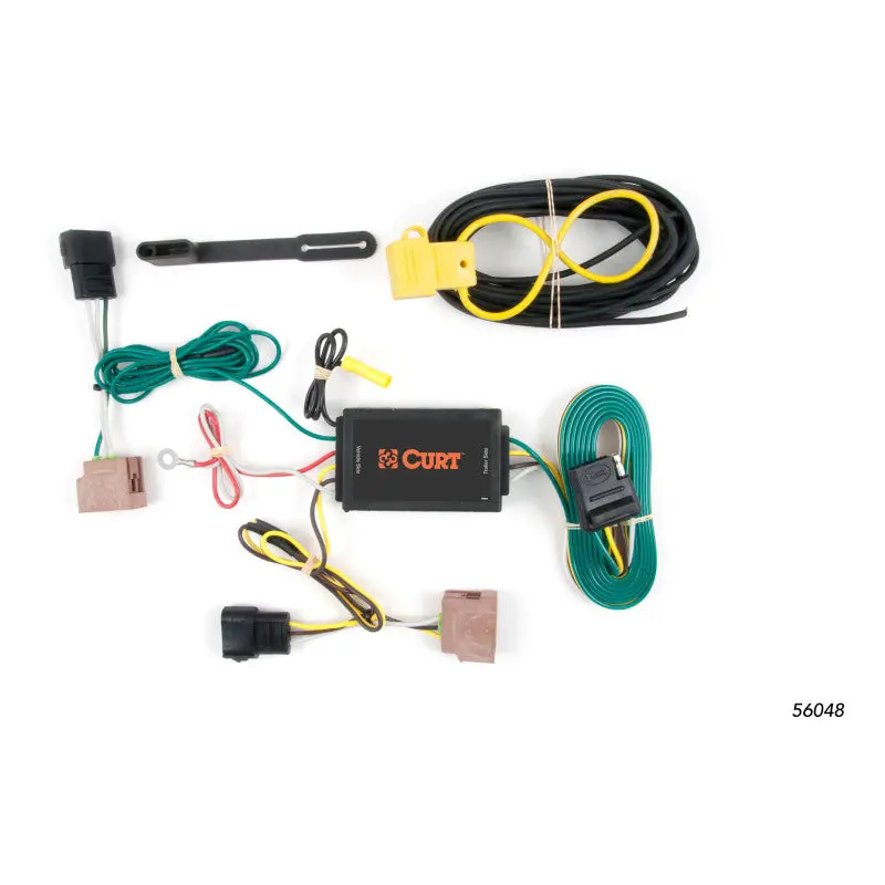 Curt Custom Vehicle Wiring Harness For 2006–2012 Ford Fusion – 4-Way Flat Trailer Connector 1